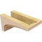Ekena Millwork 8"W x 16"D x 8"H Wide Rockford Rough Cedar Woodgrain TimberThane Corbel, Primed Tan CORUR08X16X08ROCRCPR - alternate 3